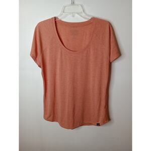 Patagonia Women's Size XL Orange Capilene Cool Trail Shirt Small